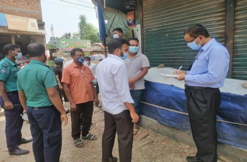 ডিএনসিসিতে ৯টি মামলায় ১২ হাজার টাকা জরিমানা