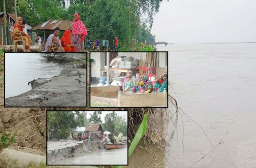 ঘর হারিয়েছে তিস্তা পাড়ের ৪শ’ পরিবার
