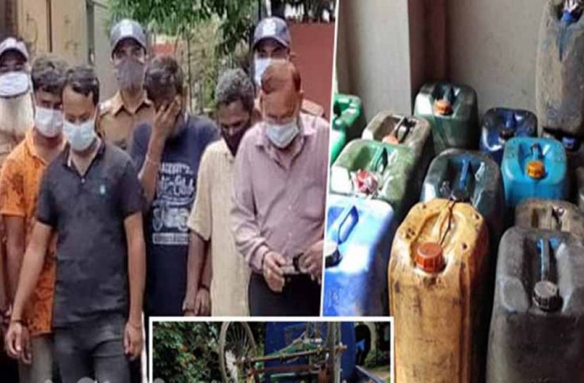 তেল ও ব্যাটারি চুরির দায়ে রেলের কর্মচারীসহ আটক ৭