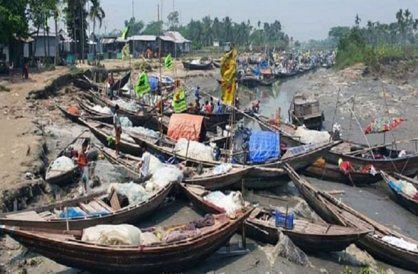 ভোলার জেলে পাড়ায় নেই ঈদের আমেজ 