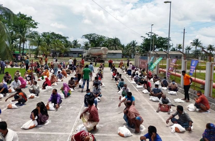 সেনা কল্যাণ সংস্থার ত্রাণ বিতরণ