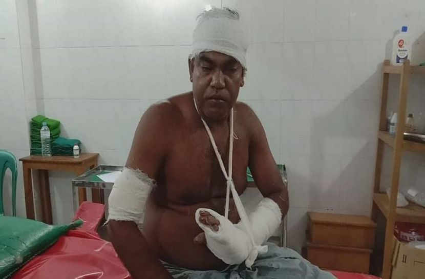 ব্রাহ্মণবাড়িয়ায় প্রবাসীকে কুঁপিয়ে জখম