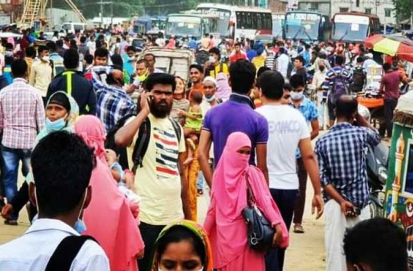 ভিড় বাড়ছে গাজীপুর মহাসড়কে