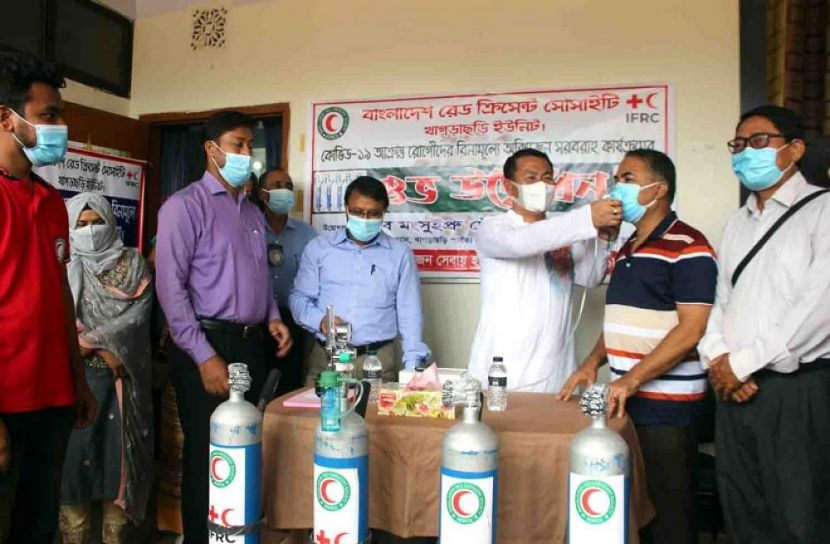 বিনামূল্যে অক্সিজেন কার্যক্রমের উদ্বোধন