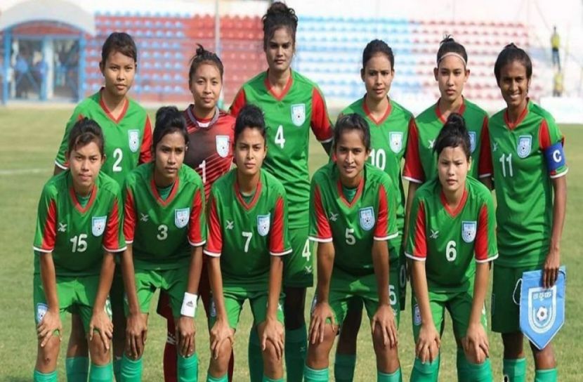 এশিয়া কাপ মিশনে নারী ফুটবলাররা