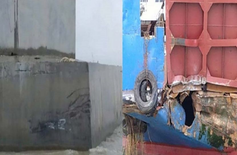 ফেরির ধাক্কায় সেতুর ক্ষতি হয়নি