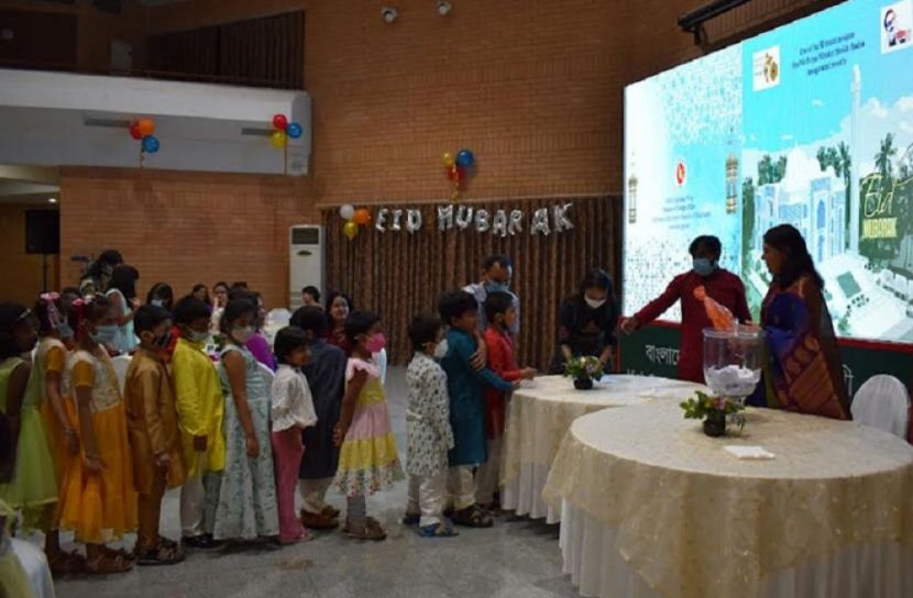 নয়া দিল্লীর বাংলাদেশ হাই কমিশনে ঈদ উদযাপন