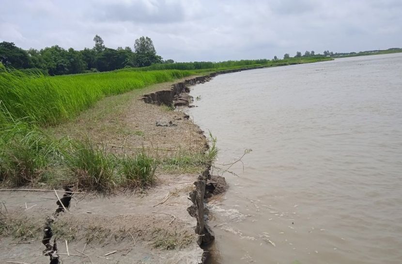 মুন্সীগঞ্জে নদী ভাঙন, বিলীন ৩০০ একর জমি 