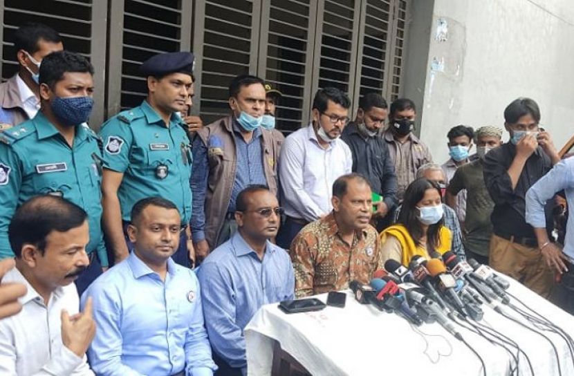সেজান জুস কারখানায় বিদ্যুতের তার থেকে আগুন