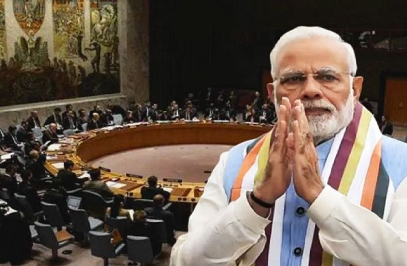 ২০১৪ সাল থেকে জাতিসংঘ নিরাপত্তা পরিষদের স্থায়ী সদস্যপদ লাভের চেষ্টা করছেন নরেন্দ্র মোদি