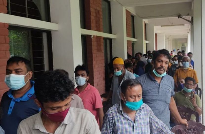 গণটিকা কার্যক্রমে উপেক্ষিত স্বাস্থ্যবিধি