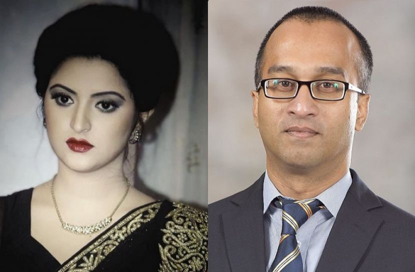 সিটি ব্যাংক লিমিটেডের এমডি মাসরুর আরেফিন এবং চিত্রনায়িকা পরীমনি। ফাইল ফটো