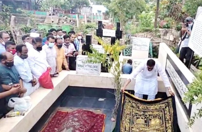 ওসমান কবরস্থান থেকে সরানো হলো শ্মশানের মাটি 