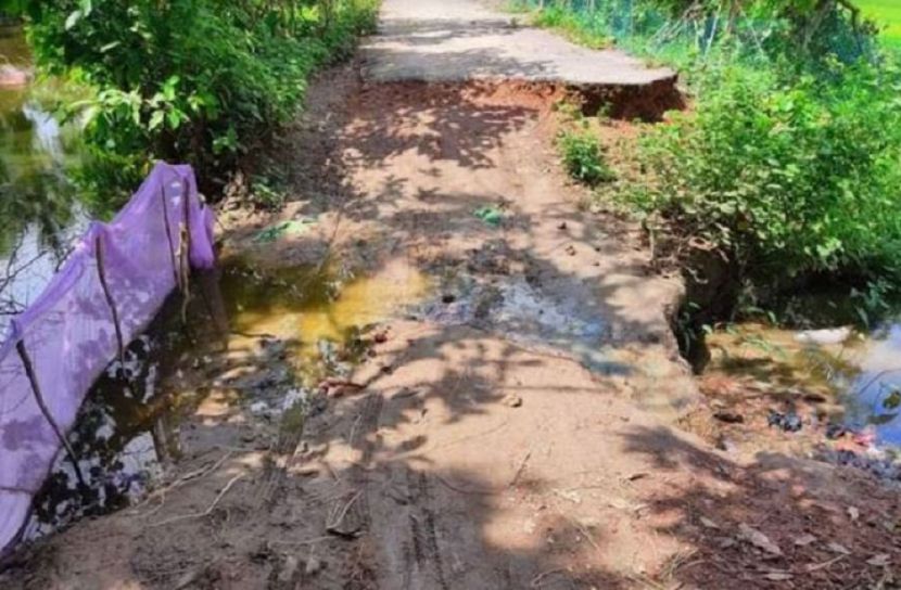 বাঁধ নির্মাণ না করেই সাড়ে ১১ লাখ টাকা উধাও