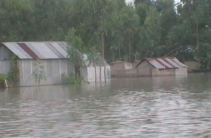 কুড়িগ্রামে নিম্নাঞ্চল প্লাবিত