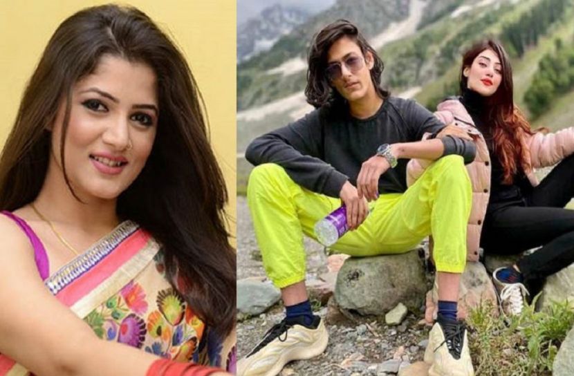 প্রেমিক ও ছেলের প্রেমিকাসহ মালদ্বীপে শ্রাবন্তী