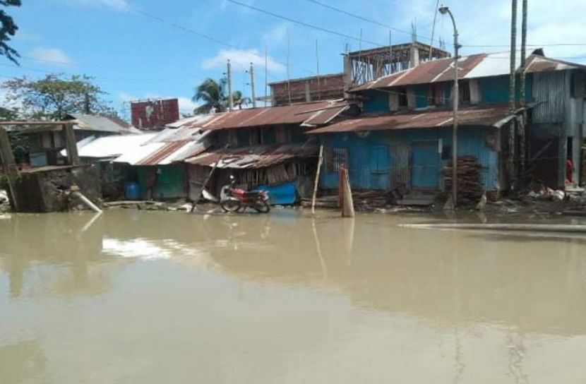 বরগুনার নিম্নাঞ্চল প্লাবিত