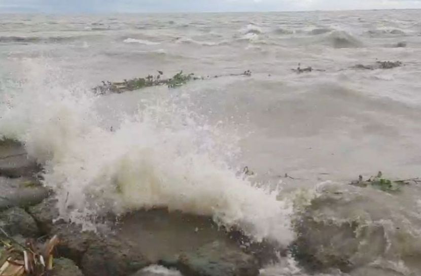মেঘনা নদীর রামদাসপুর পয়েন্ট।