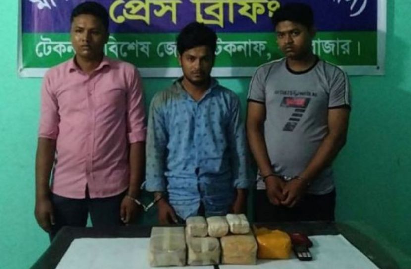 আটককৃত মো. সালাউদ্দিন, মো. ইউনুস, মো. ইব্রাহিম