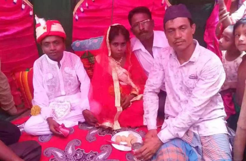 ৩ ফুট উচ্চতার বর-কনের বিয়ে দিলো গ্রামবাসী
