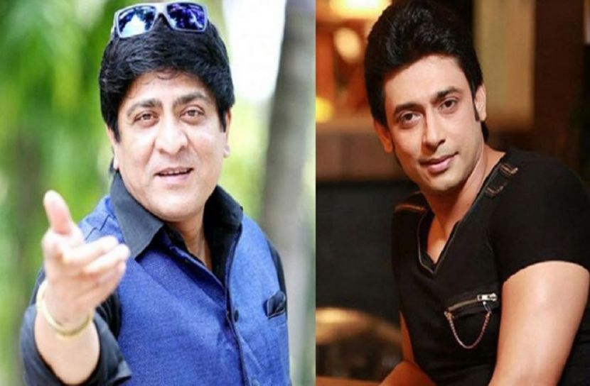 চিত্রনায়ক অমিত হাসান ও জায়েদ খান। ছবি: সংগৃহীত
