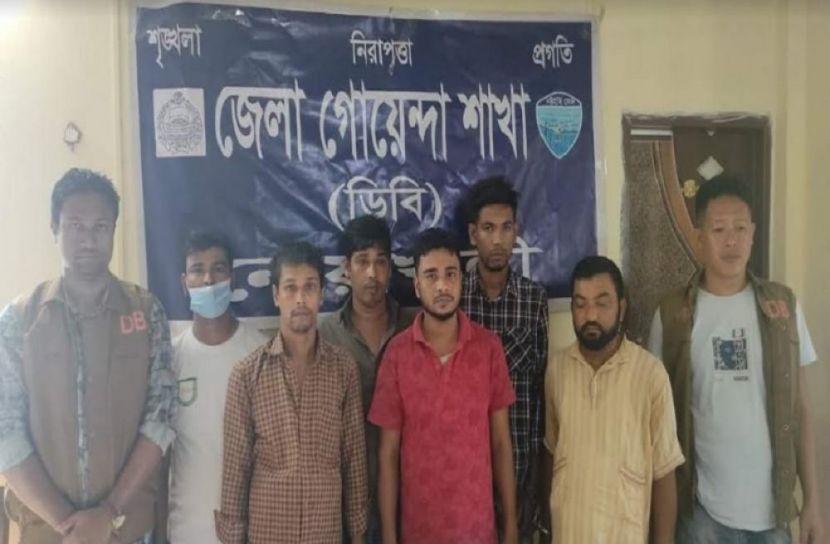 নোয়াখালীতে ছয় জুয়াড়ি কারাগারে
