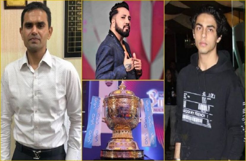সমীর ওয়াংখেড়ে ছবিতে বাম থেকে প্রথম