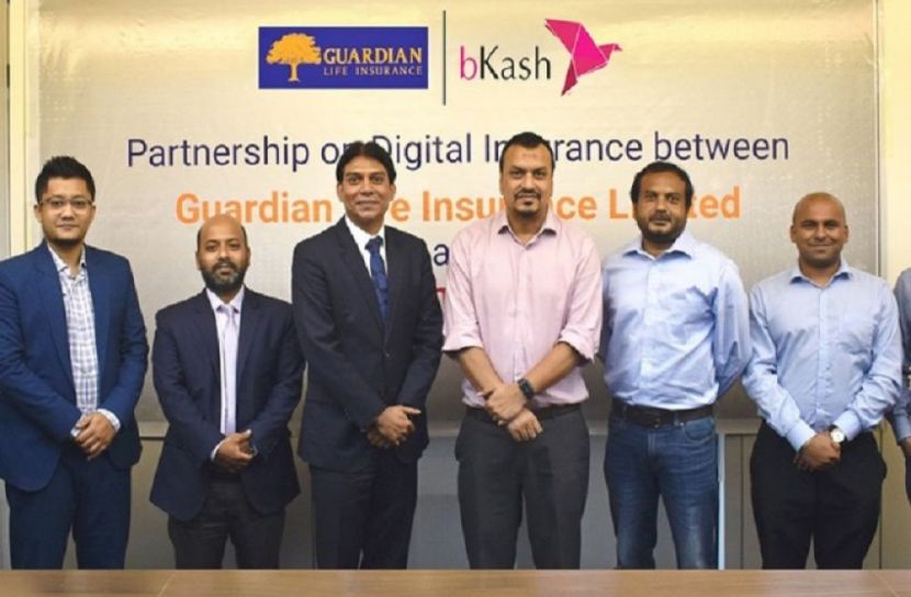 বিকাশে গার্ডিয়ান লাইফ ইন্স্যুরেন্সের সেবা