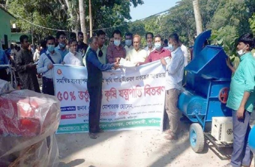 ২১শ কৃষক পেলেন কৃষি উপকরণ 