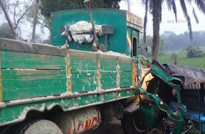 চাঁদপুরে বেপরোয়া গতির ট্রাকচাপায় নিহত ২