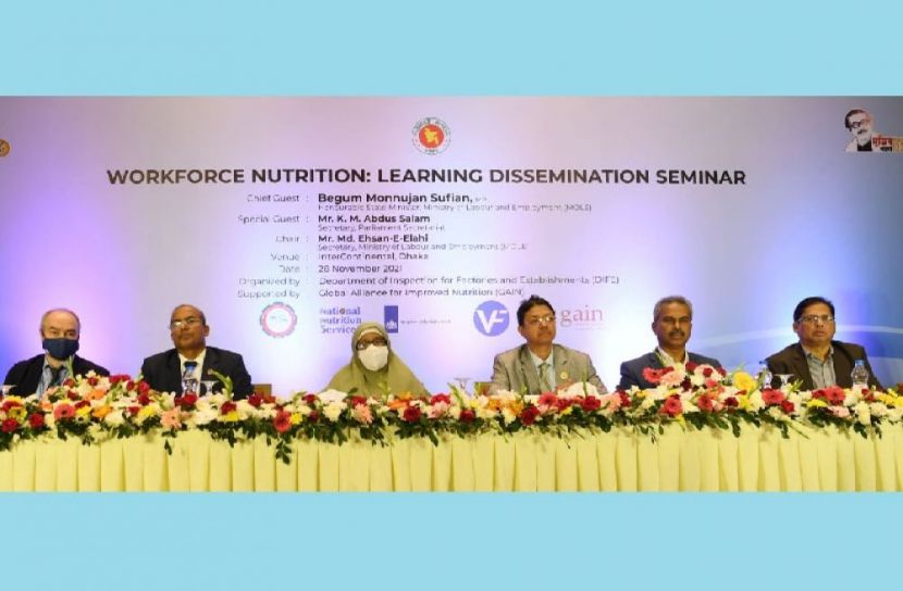 পুষ্টিকর খাবার শ্রমিকের কর্মক্ষমতায় ইতিবাচক প্রভাব ফেলে