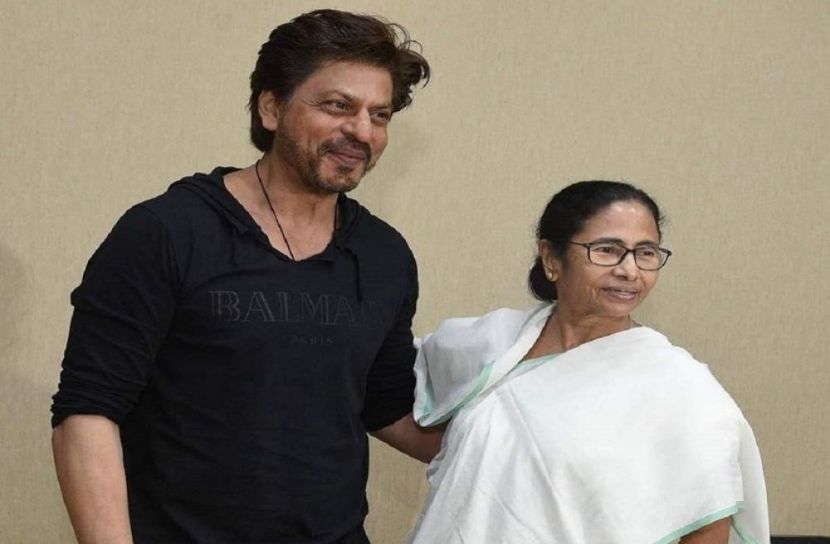 মমতা বন্দ্যোপাধ্যায় ও শাহরুখ খান