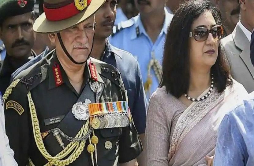 ভারতের সদ্য প্রয়াত সাবেক সেনাপ্রধান এবং প্রতিরক্ষাপ্রধান বিপিন রাওয়াত