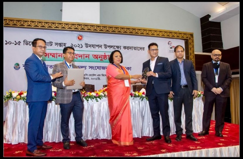 মোস্ট কমপ্লায়েন্ট কোম্পানি ইন ভ্যাট অপারেশনস পুরস্কার পেলো বার্জার
