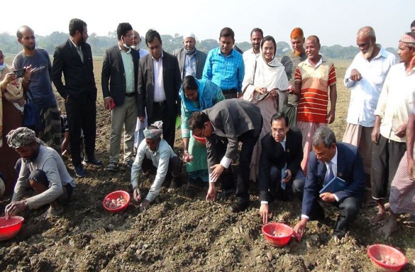 গ্রীষ্মকালীন পেঁয়াজ চাষের উদ্বোধন করেন কৃষি মন্ত্রণালয়ের অতিরিক্ত সচিব মো. হাসানুজ্জামান কল্লোল