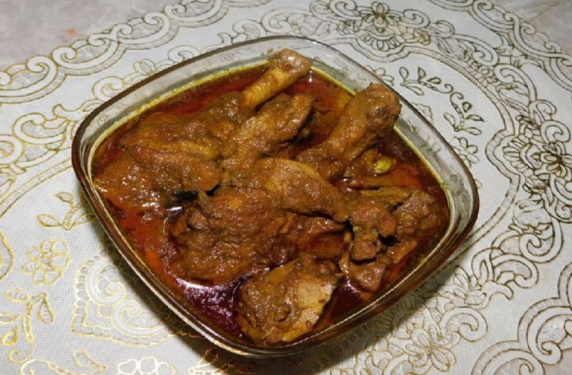 নারিকেল দুধে হাঁসের মাংস