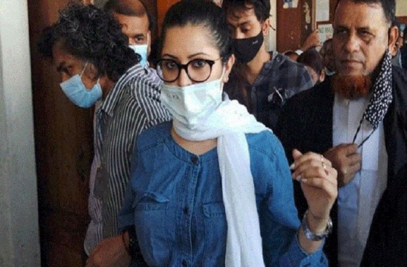 হাজিরা দিলেন পরীমনি