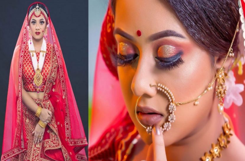 বউ সেজে আলোচনায় দীঘি