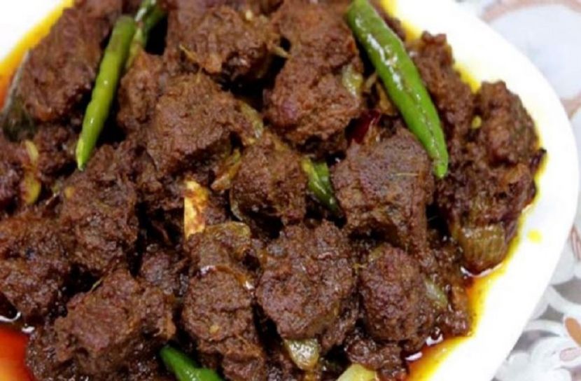 গরুর মাংসের কালো ভুনা রেসিপি