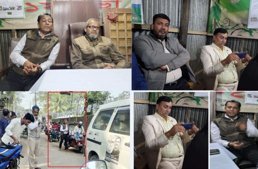 স্বতন্ত্র প্রার্থীর পক্ষে ভোটের মাঠে প্রশাসনের কর্মচারীরা