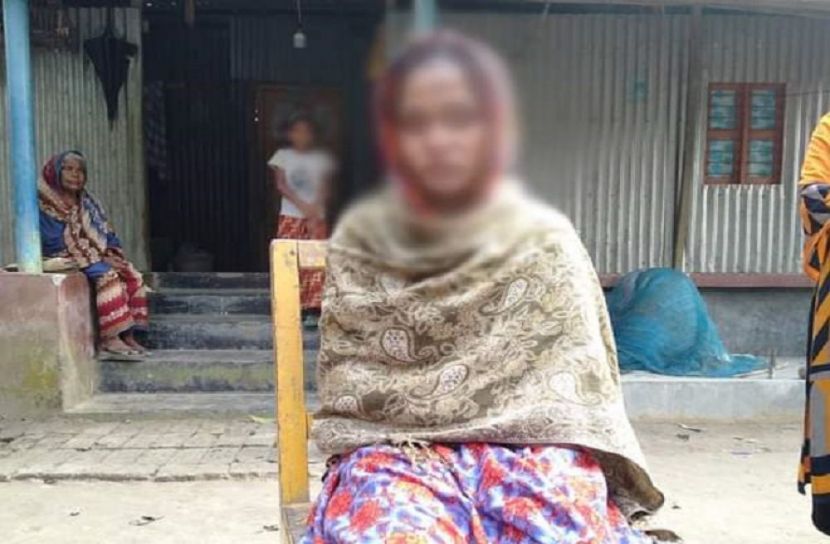 বিয়ের দাবিতে প্রেমিকের বাড়িতে প্রেমিকার অনশন