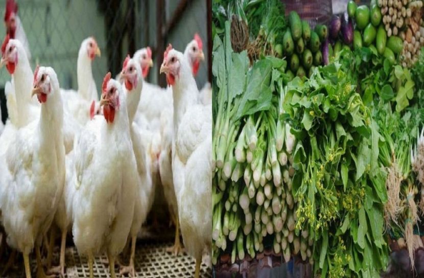 কমেছে মুরগি, বাড়ছে সবজির দাম
