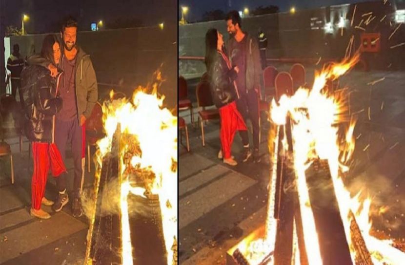 ছবি:লোহরি উৎসবে ভিক্যাট