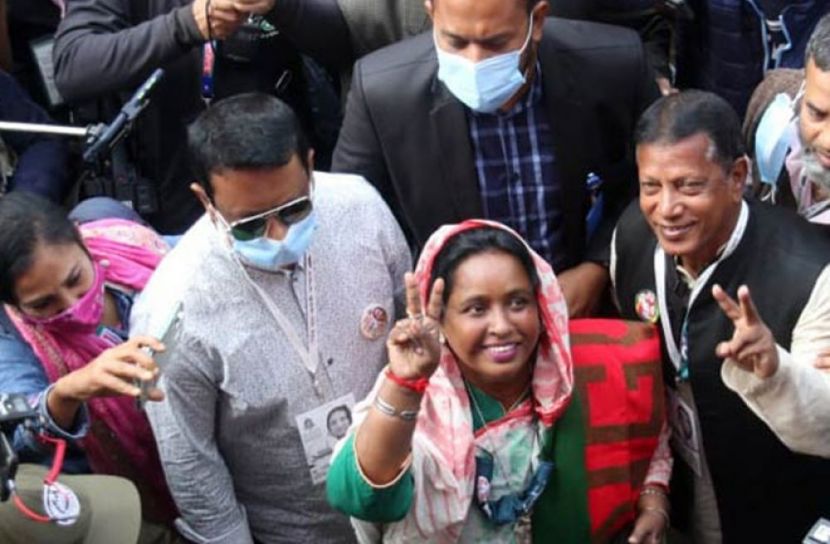 আইভী এবার তৃতীয়বারের মতো মেয়র পদে নির্বাচিত হলেন (ছবি: সংগৃহীত)