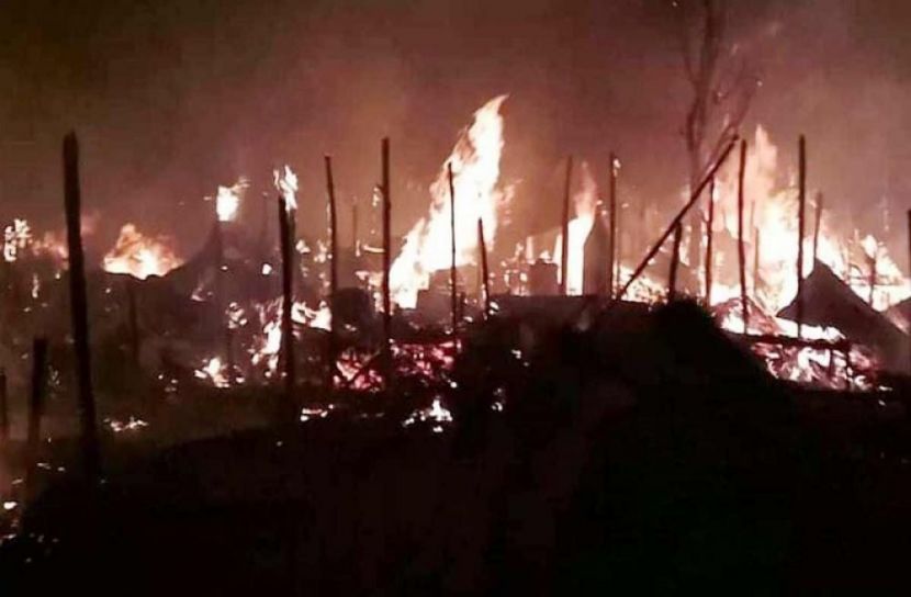 আগুনে পুড়ে ছাই ঠাকুরগাঁওয়ে অর্ধশতাধিক বসতঘর