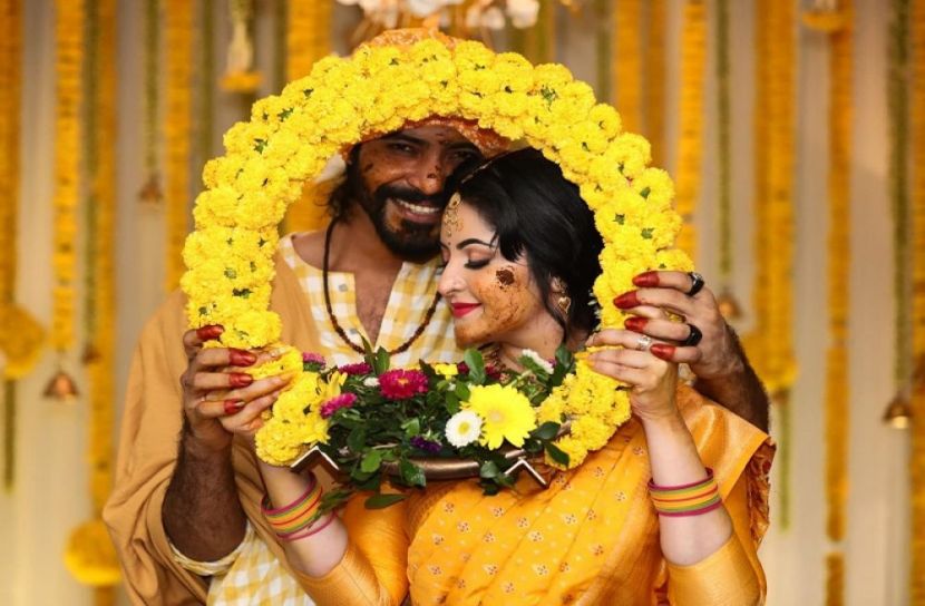 পরীমনির গায়ে হলুদের ছবি ফাঁস