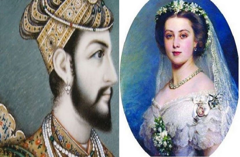 সম্রাট শাহজাহান ও রানি ভিক্টোরিয়া
