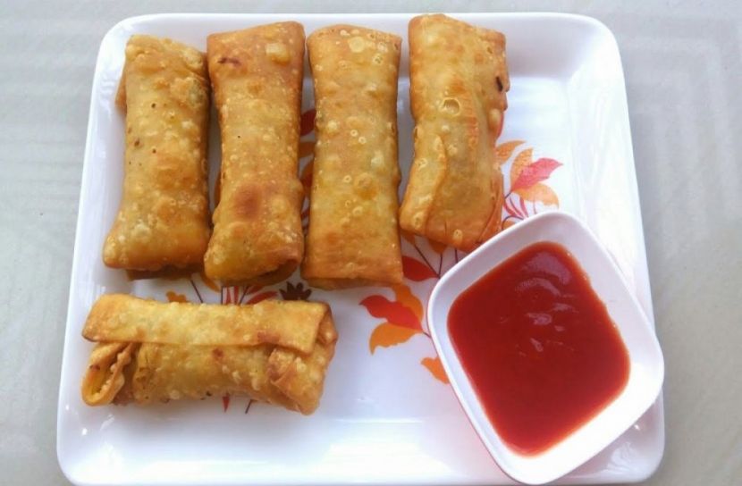 চিকেন স্প্রিং রোল