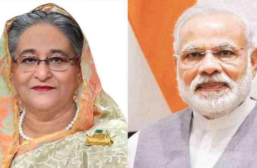 শেখ হাসিনা ও  নরেন্দ্র মোদী (ফাইল ফটো)