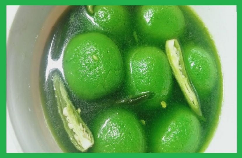 কাঁচা মরিচের রসগোল্লা